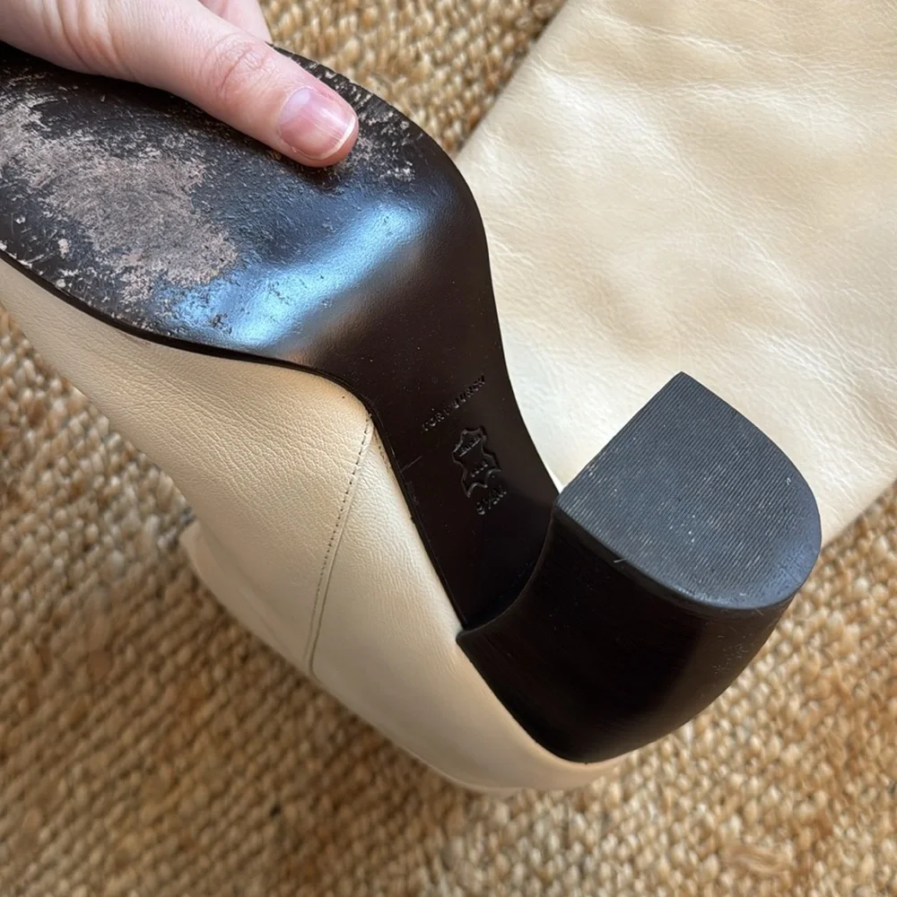 Tory Burch Banana Heel Buckle Boots